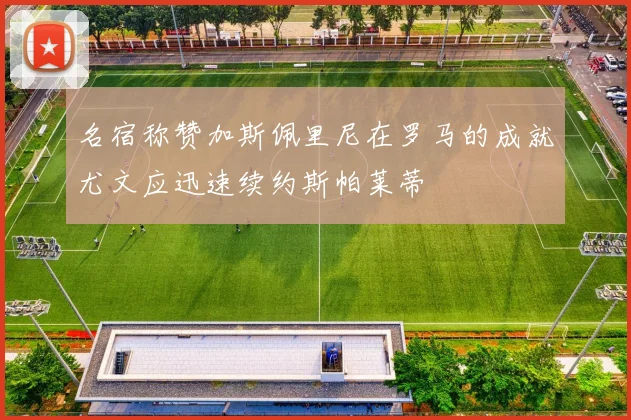 名宿称赞加斯佩里尼在罗马的成就尤文应迅速续约斯帕莱蒂