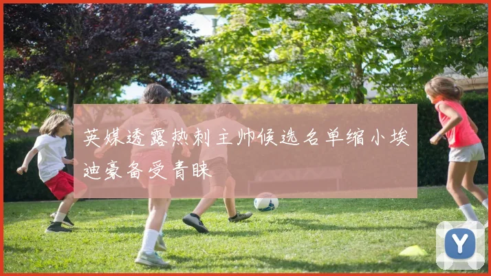 英媒透露热刺主帅候选名单缩小埃迪豪备受青睐